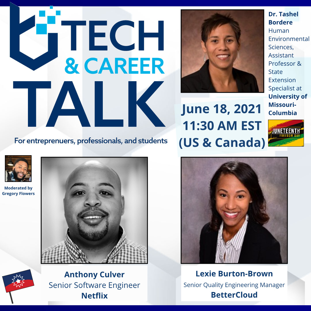 BDPA Tech & Career Talk series Juneteenth Edition 2021 flyer